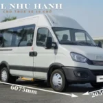Kích thước xe ô tô 16 chỗ Iveco Daily
